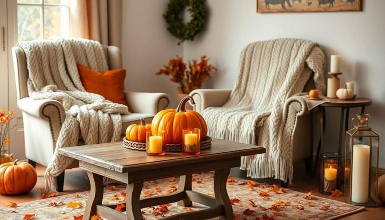 autumn inspired cozy home decor