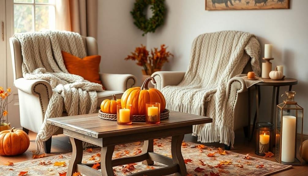 autumn inspired cozy home decor