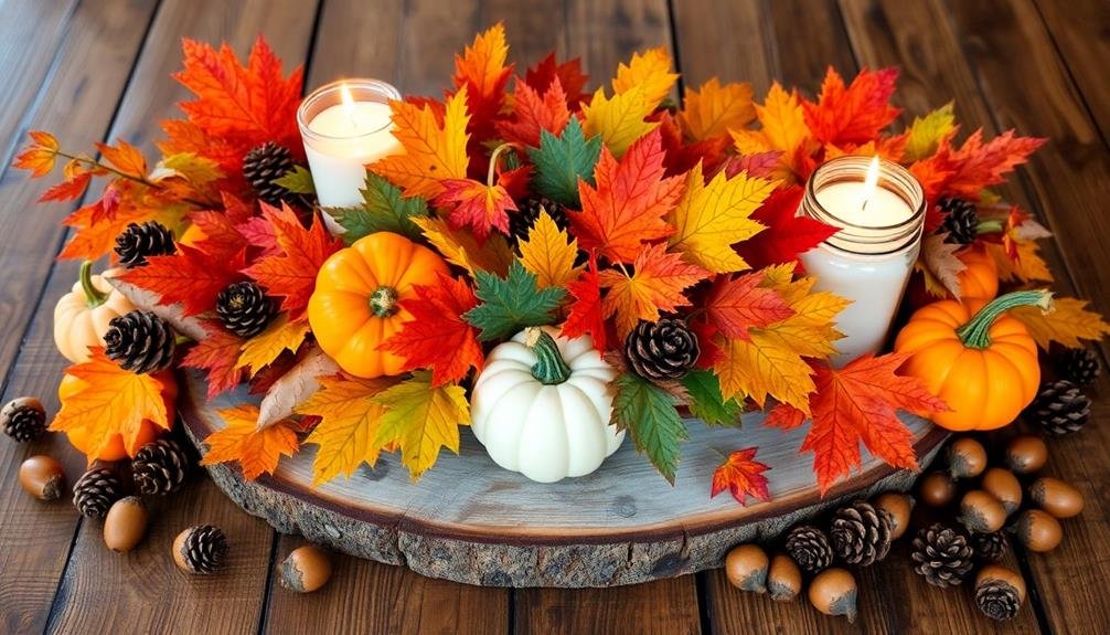 autumn inspired homemade decorations
