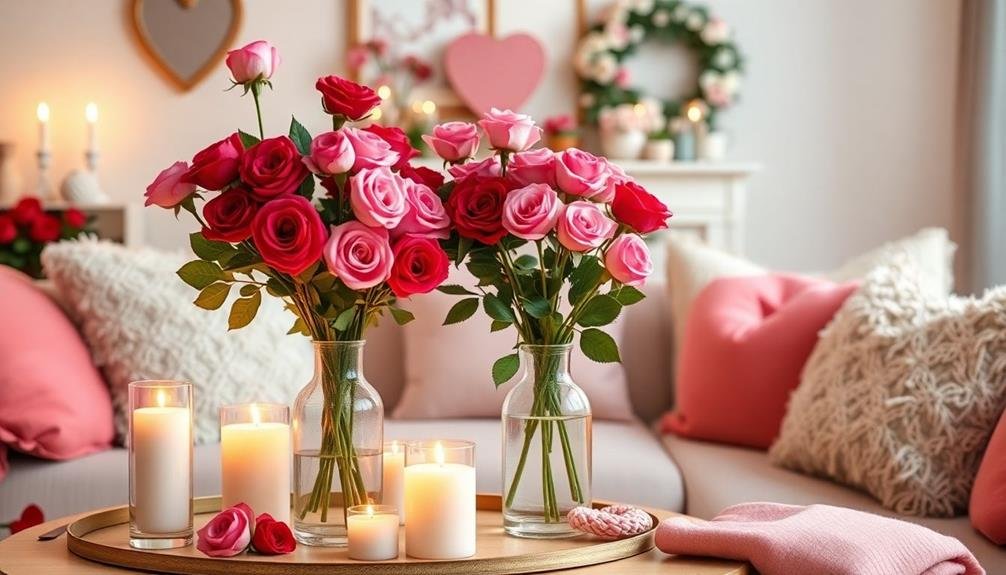 colorful blooming flower arrangements