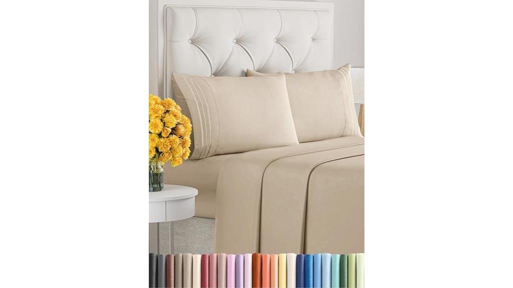 cooling queen sheet set