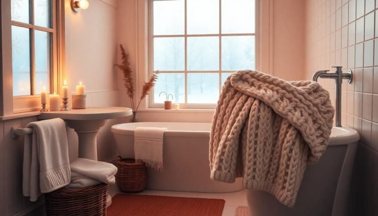 cozy winter bathroom decor ideas