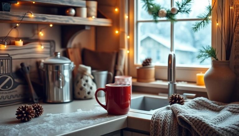 cozy winter kitchen decor