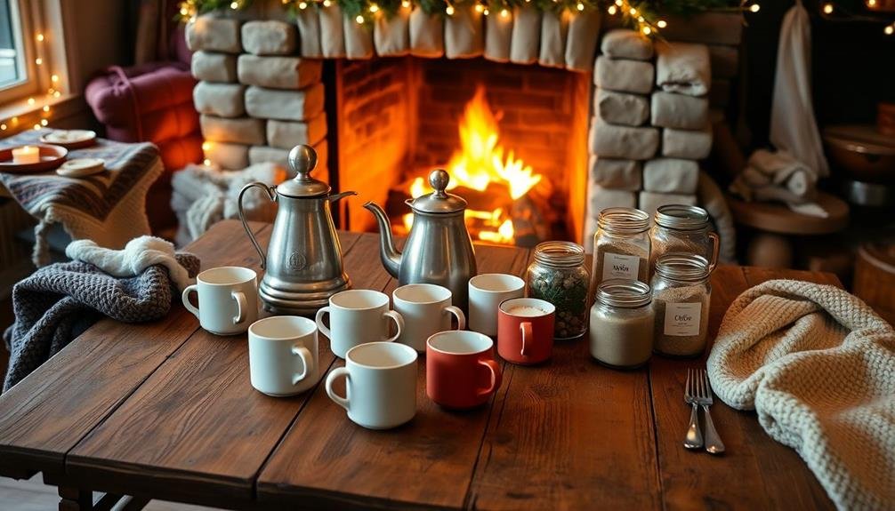 create hot beverage bar