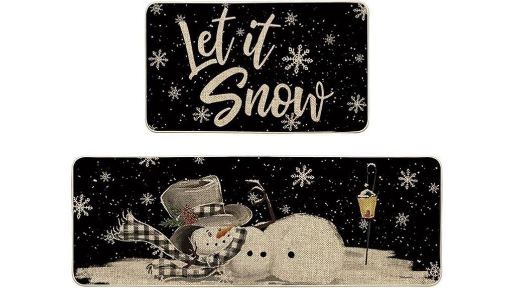 decorative kitchen mats set