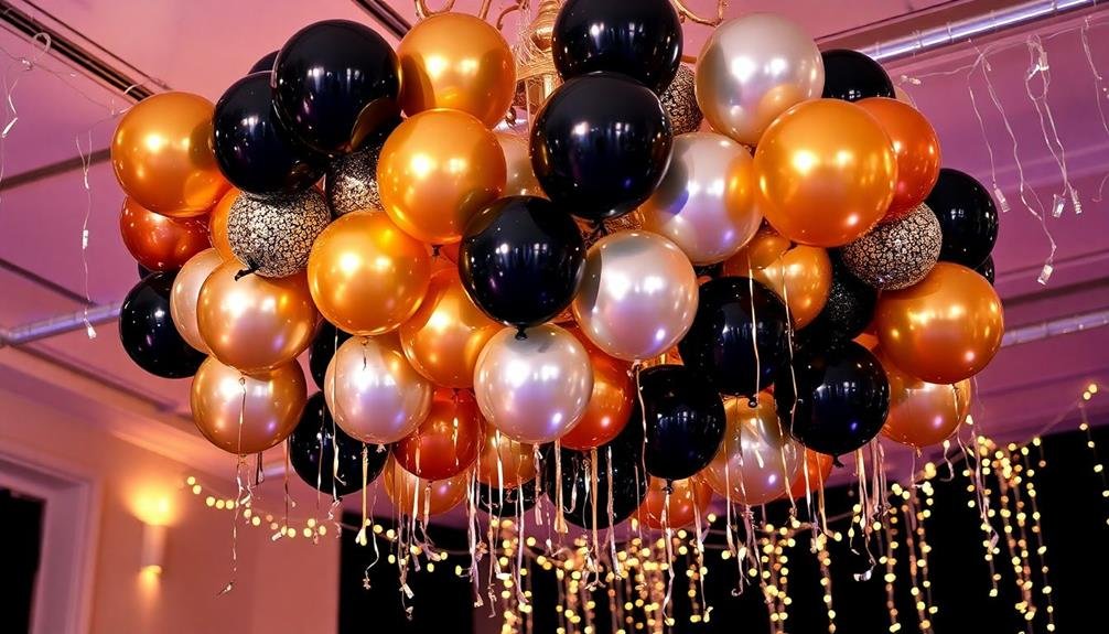 elegant balloon decoration showcase