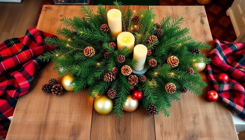 festive decorative table arrangements