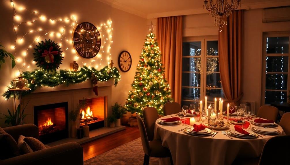 festive illuminated twinkling decor
