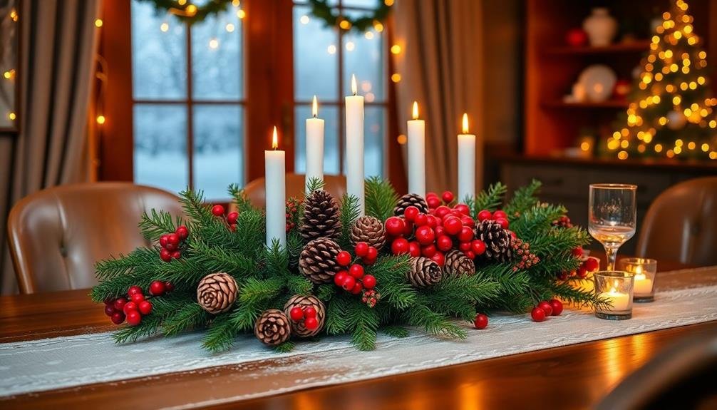 festive seasonal table decor