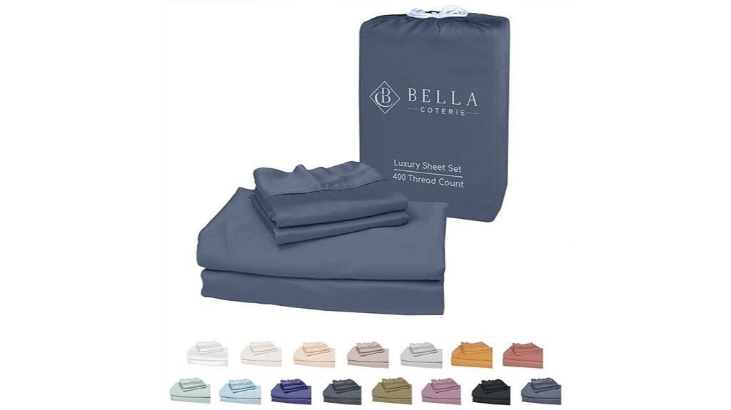 luxury bamboo king sheets