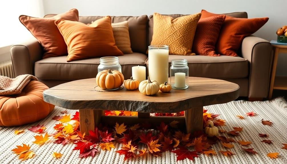seasonal fall decorative touches