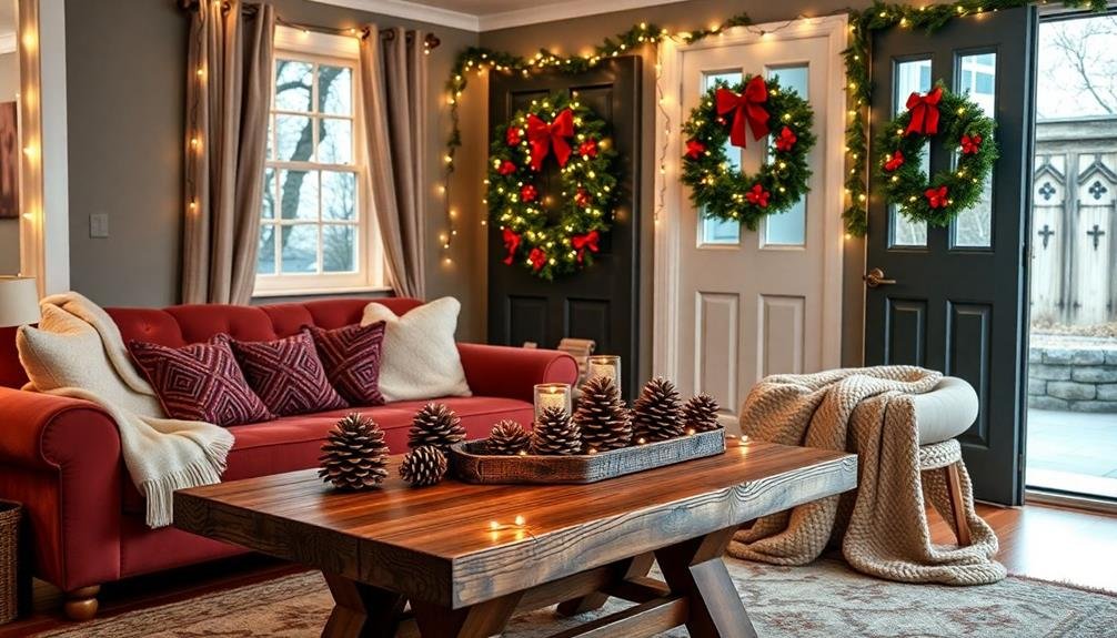 showcase holiday decorations