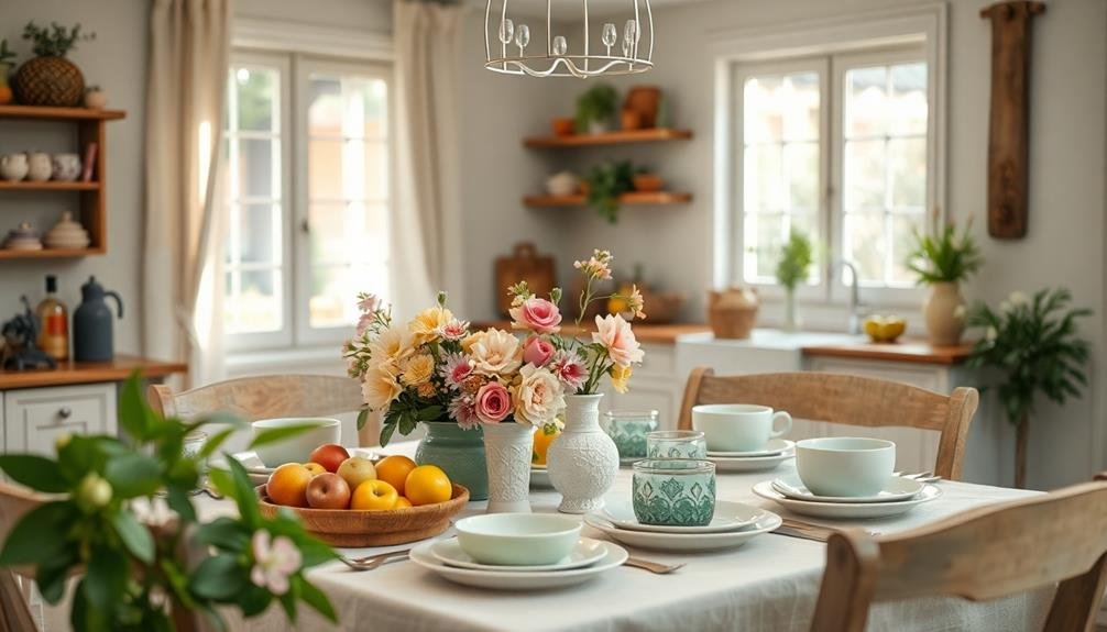 spring kitchen table decor tips