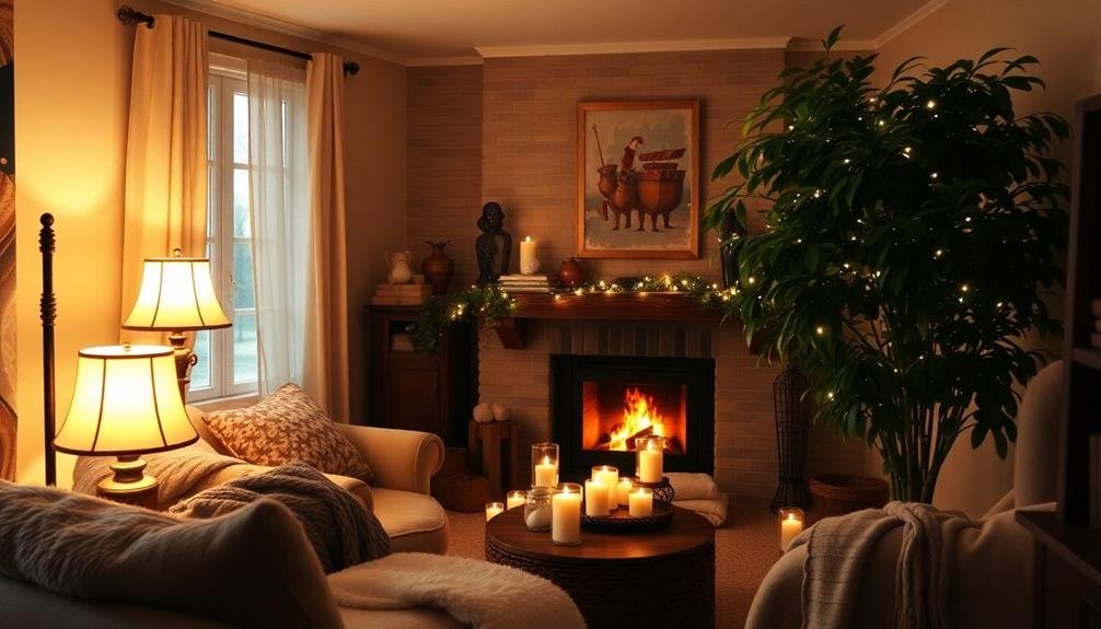 warm atmosphere with illumination