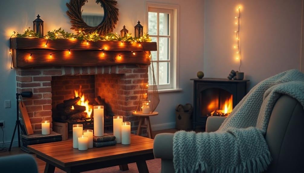 warm lighting ambiance enhancement