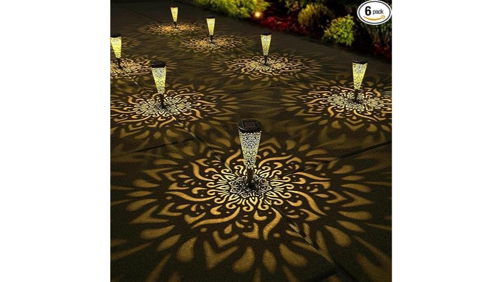 waterproof solar garden lights