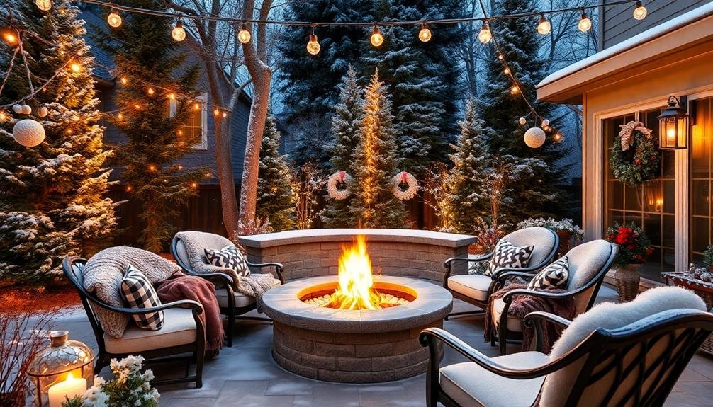 winter backyard decor inspiration