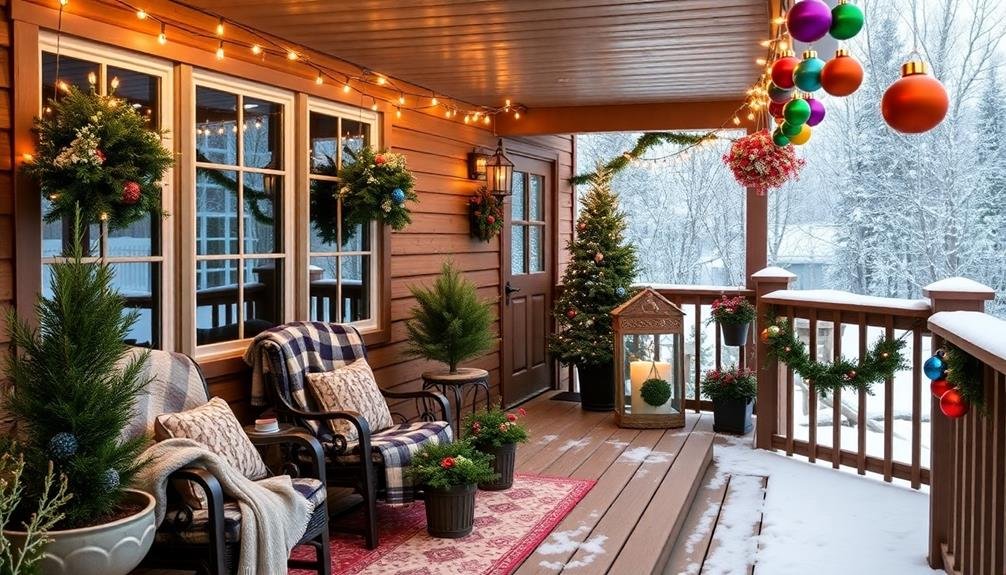 winter deck decor considerations