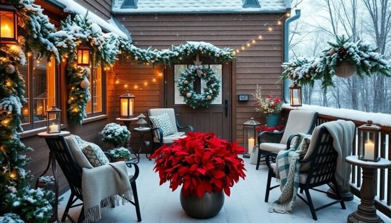 winter deck decor ideas