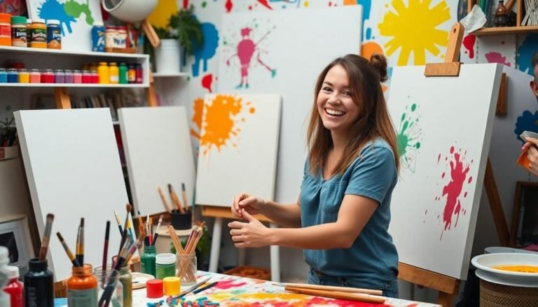 affordable diy canvas art