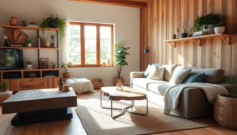 affordable natural wood decor