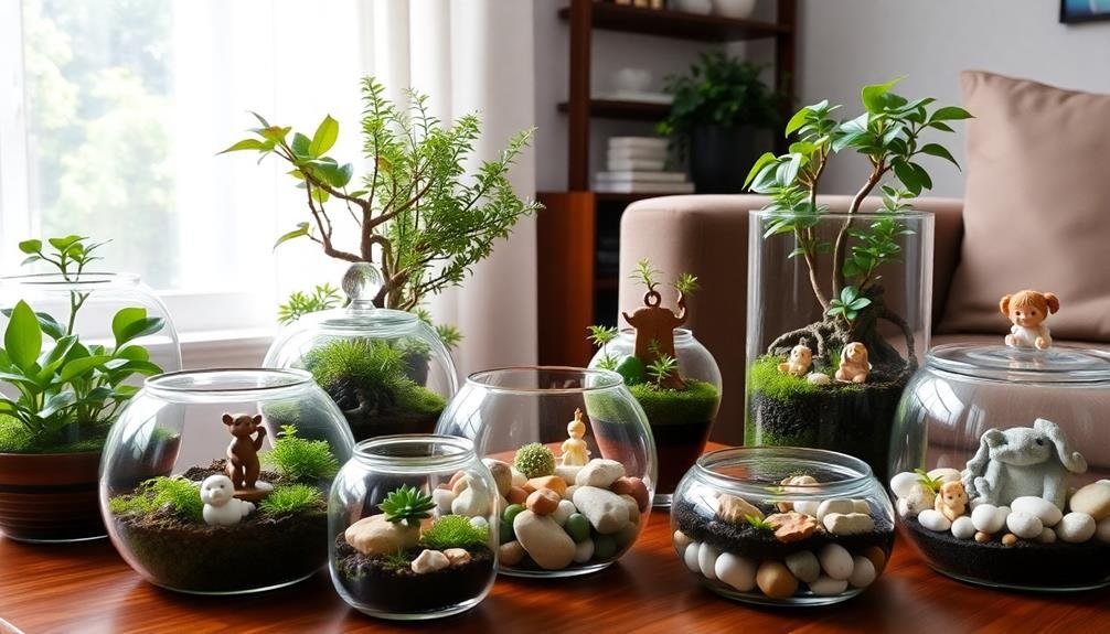 affordable terrariums enhance decor