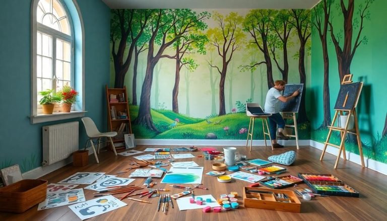 affordable wall mural tips