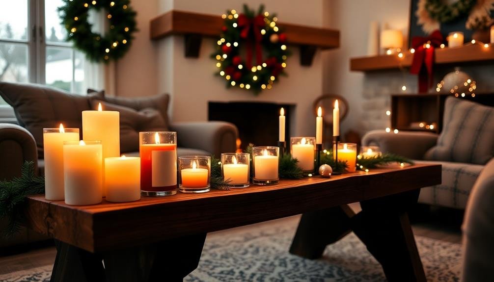 aromatic seasonal candle collection