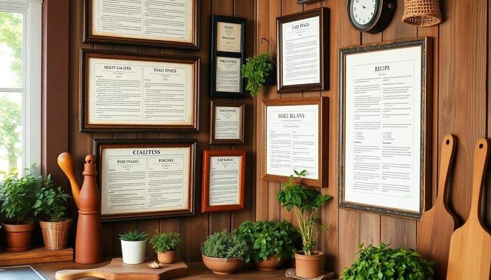 artistic culinary wall decor