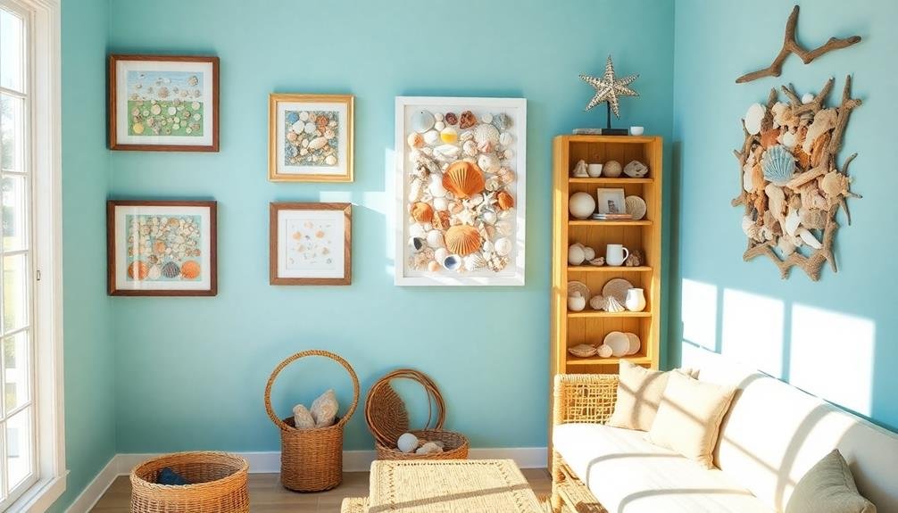 beach inspired decorative artwork