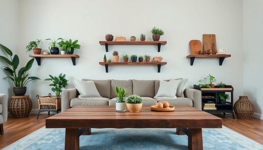 budget friendly wood accents