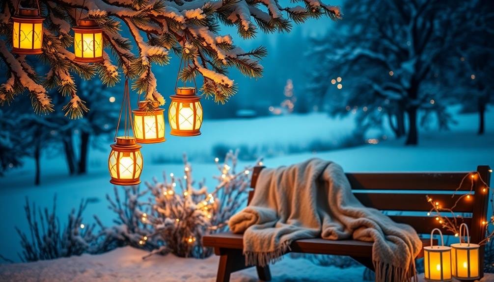celebratory illuminated decorations