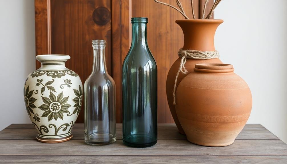 chic decorative flower holders