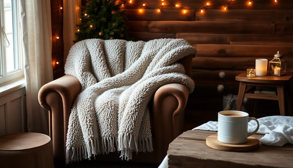 cozy soft fabric throws