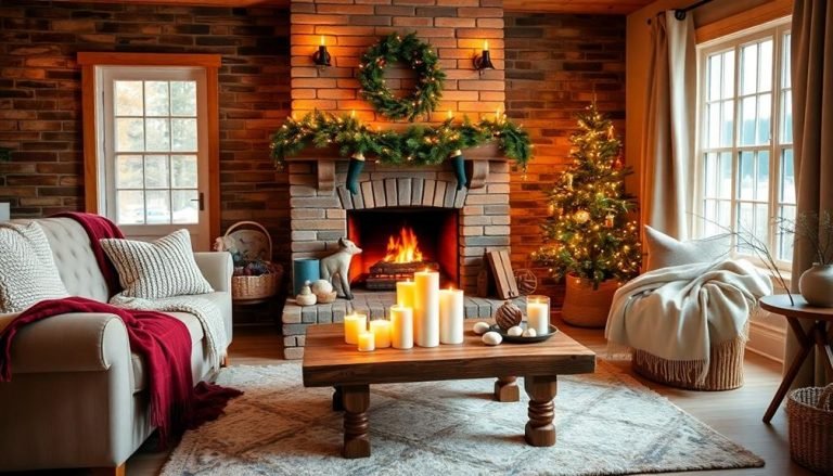 cozy winter living room decor