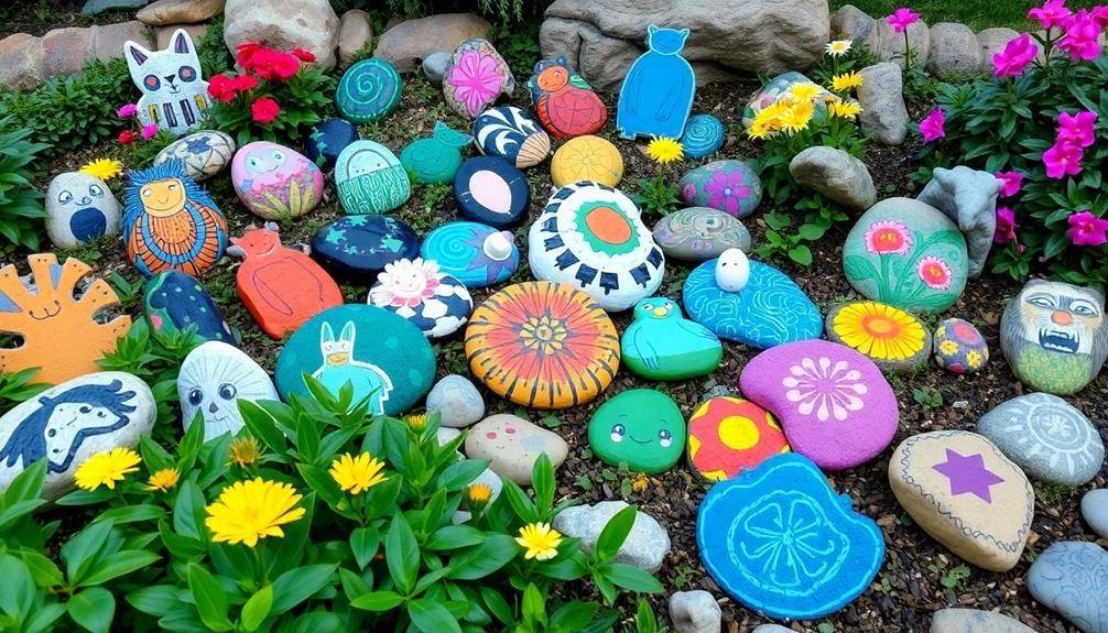 create distinctive stone artwork