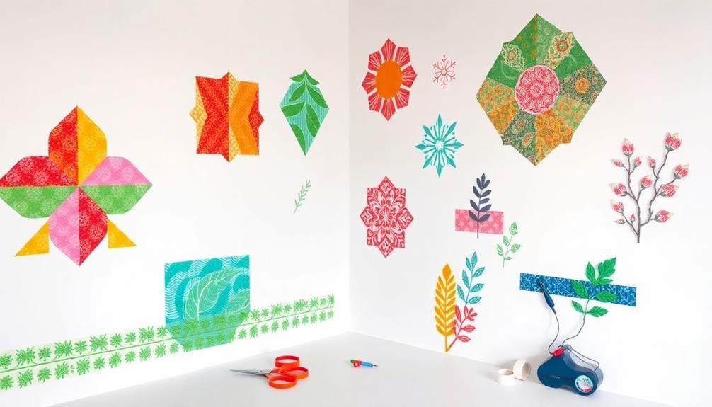 creative art with tape