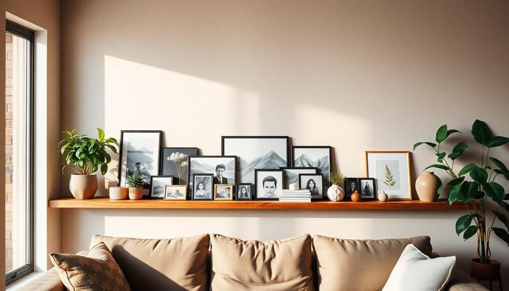 creative display for photos