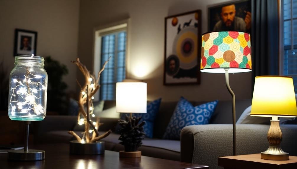 creative homemade lamp designs