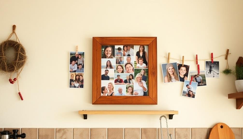 creative homemade photo displays
