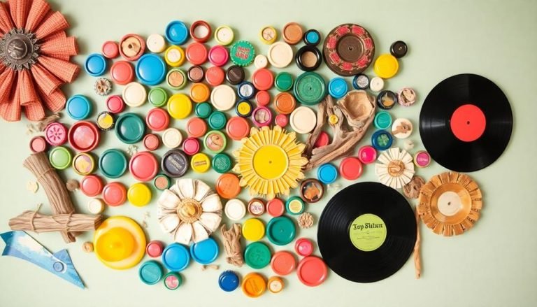 creative recycled wall art