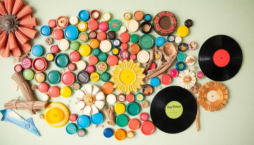creative recycled wall art