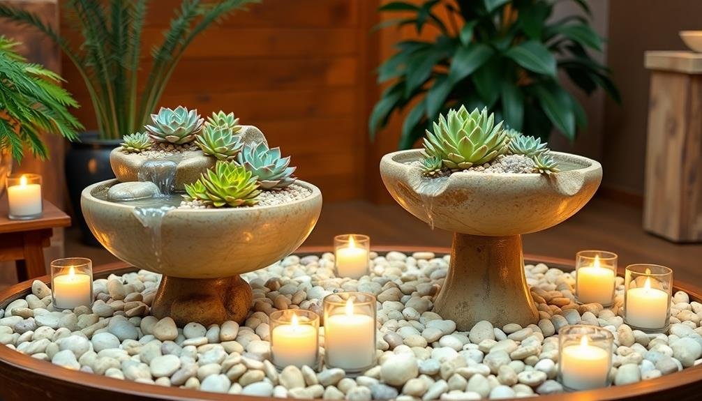 creative upcycled water features