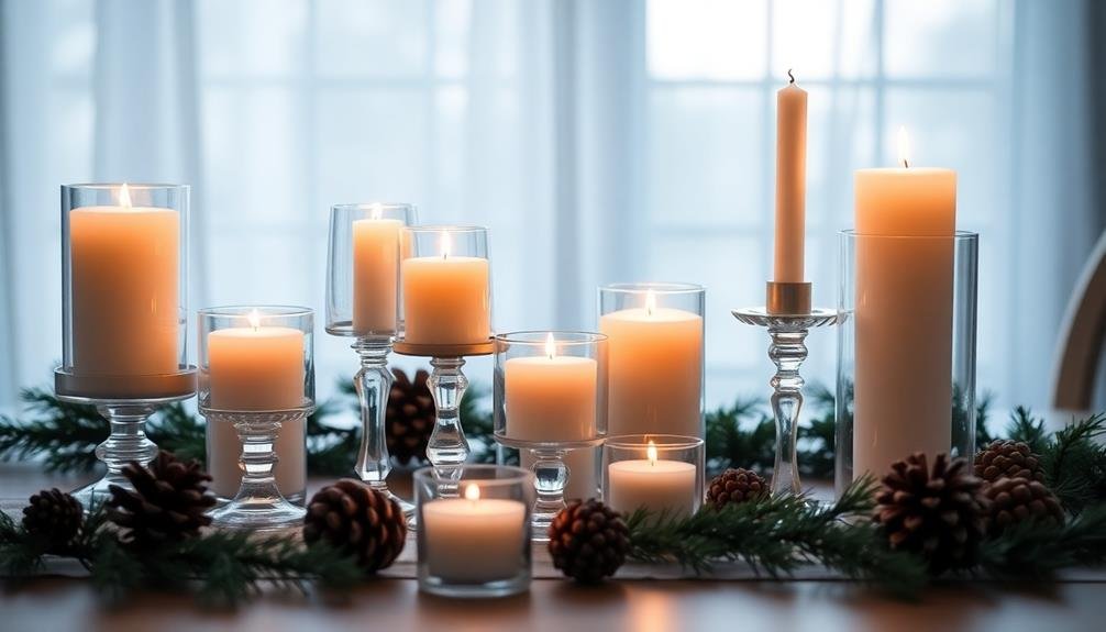 decorative candle displays