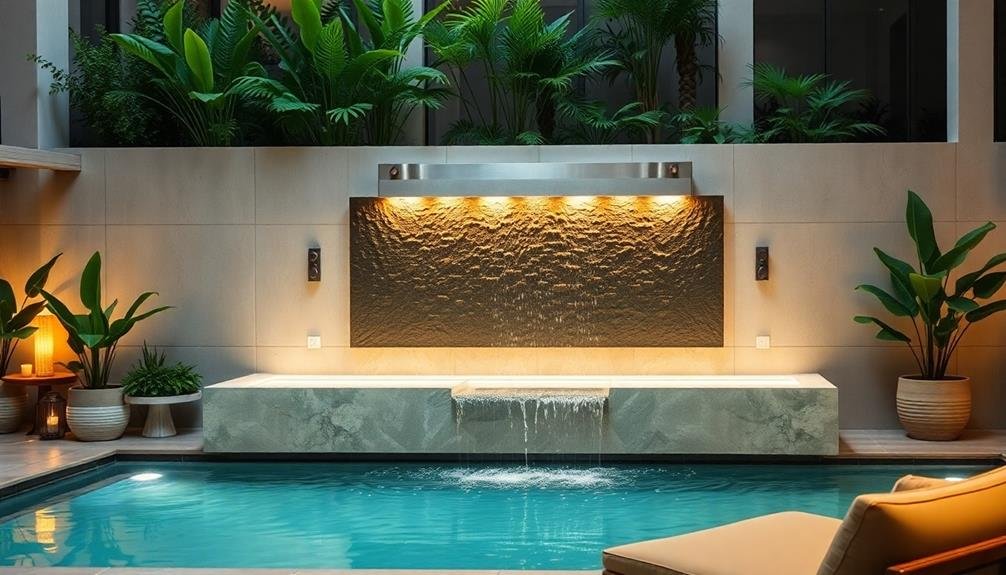 decorative indoor water installations