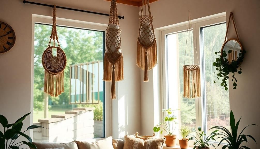 decorative macrame window accessories