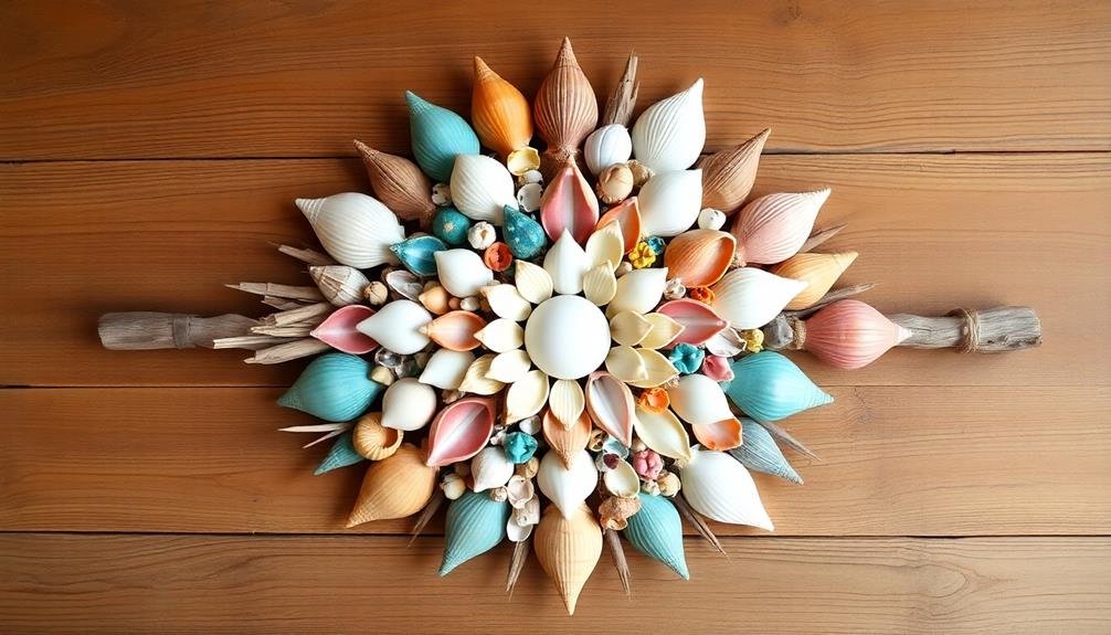 decorative seashell wall art