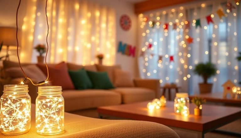 diy affordable home fairy lights
