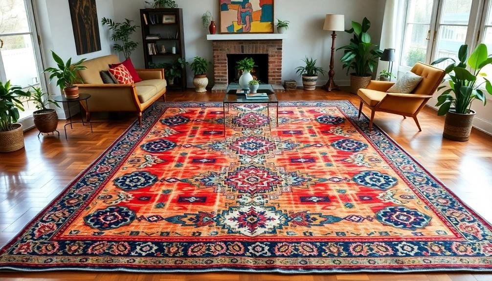 eye catching decorative floor coverings