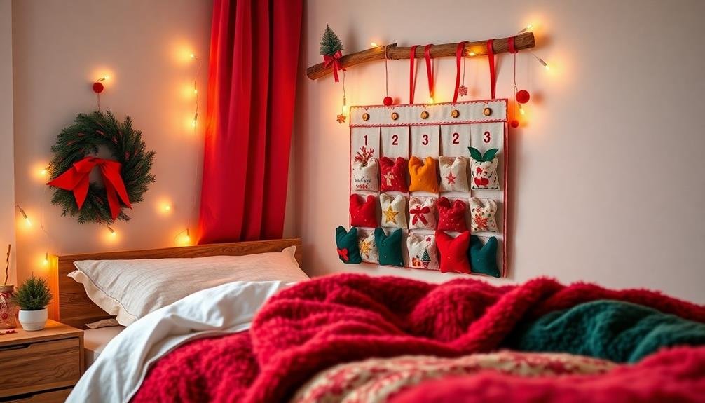 festive countdown display decor